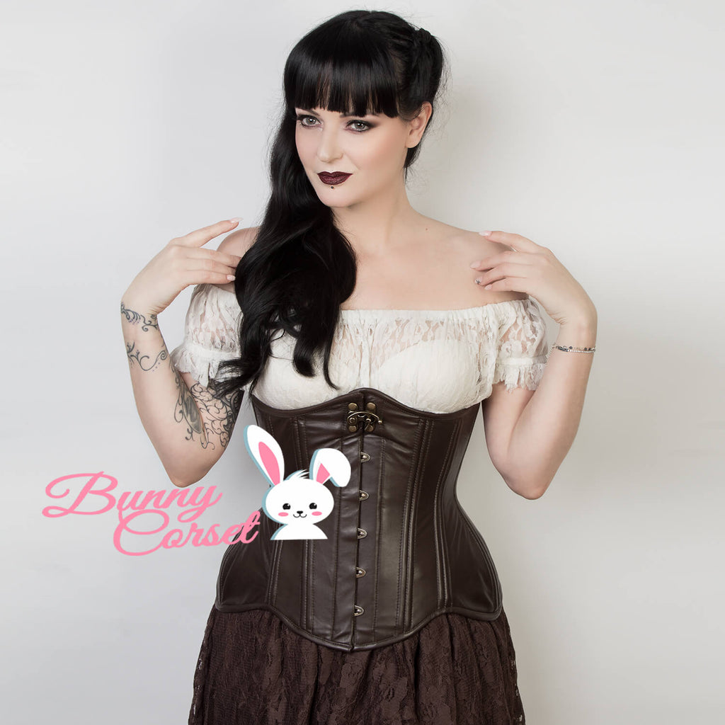 Legacy Brown Leather Corset