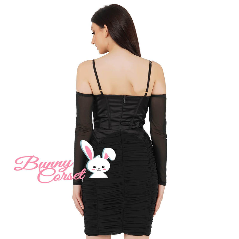 Carlee Black Corset Dress