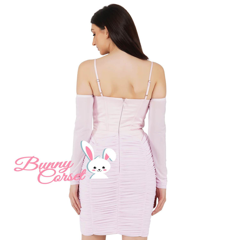 Karlie Pink Corset Dress