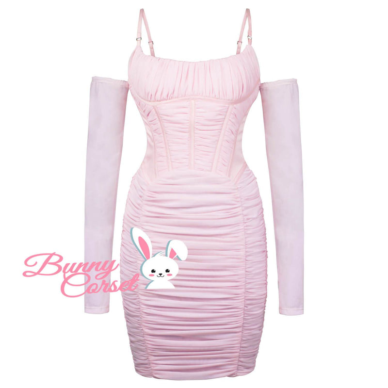 Karlie Pink Corset Dress