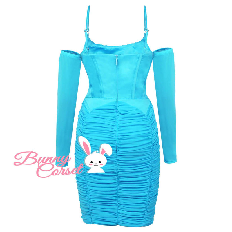 Laylani Corset Blue Dress